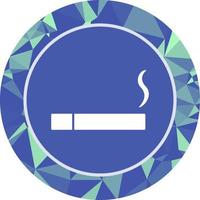 Unique Lit Cigarette Vector Icon