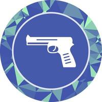 Unique Pistol Vector Icon