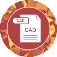 icono de vector de cad