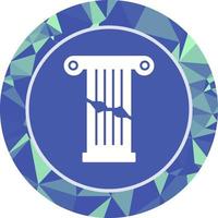 Broken Pillar Vector Icon