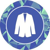 icono de vector de traje