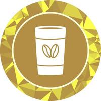 icono de vector de taza de café