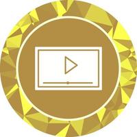 Video Screening Vector Icon