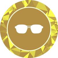 icono de vector de gafas