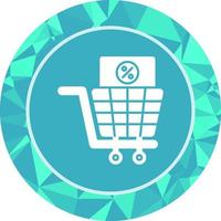 icono de vector de impuesto de compras