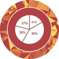 Pie Chart Vector Icon