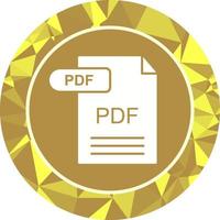 icono de vector de pdf