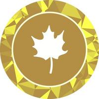 Autumn Leaf Vector Icon