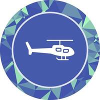 icono de vector de helicóptero