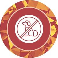 No Pets Vector Icon