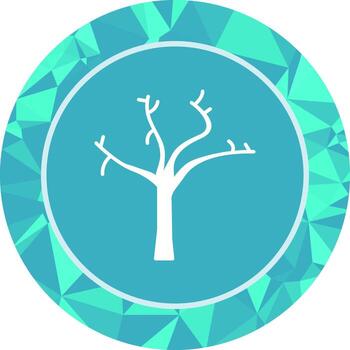 Tree with no Leaves Vector Icon