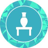 Vase Exhibit Vector Icon