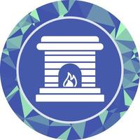 icono de vector de chimenea