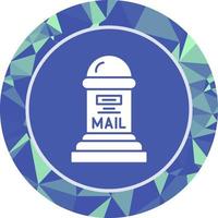 icono de vector de caja de correo