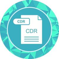 CDR Vector Icon