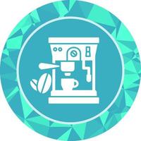 icono de vector de máquina de café