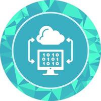 Cloud Coding Vector Icon