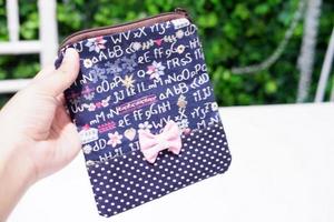 beautiful and cute pouch for shopping photo