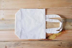calico cloth shopping bag as a background photo