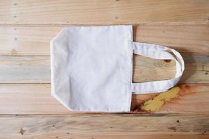 calico cloth shopping bag as a background photo