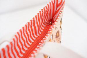 beautiful patterned bag details as a background photo