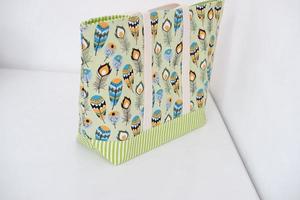 beautiful patterned bag as a background photo
