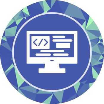 icono de vector de codificación