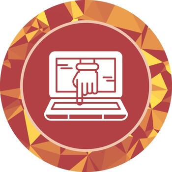 Computer Hacking Vector Icon