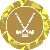 icono de vector de hockey sobre hielo