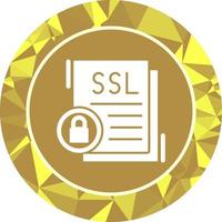 icono de vector de ssl