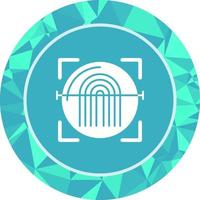 Fingerprint Scanner Vector Icon