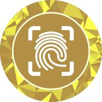 Finger Print Vector Icon