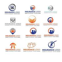 family care logo design concept template vector Pro Vector