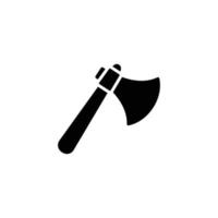 Axe simple flat icon vector illustration