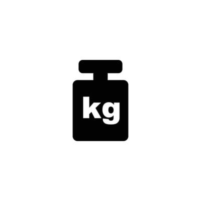 Weight simple flat icon vector illustration