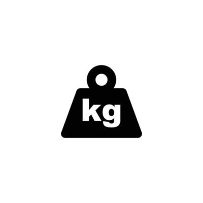 Weight simple flat icon vector illustration