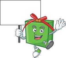 vector de caja de regalo verde