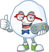 Snowball cartoon mascot style vector