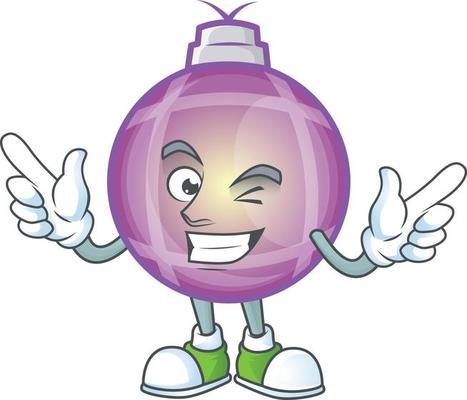 Purple Christmas Bulb