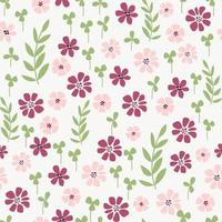 Floral spring pattern vector