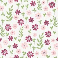 Floral spring pattern vector