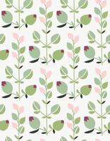 Floral spring pattern vector