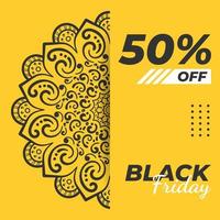 Black Friday Sale Banner Template vector