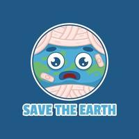 Save the Earth vector