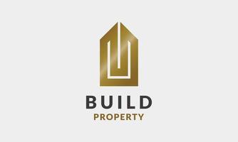 Logo vector elegant design modern concept property real estate