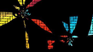 Geometric Abstract Pattern Digital Rendering photo