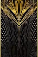 Elegant Black and Gold Geometric Pattern for Wall Decoration photo