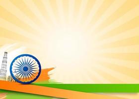 Indian Republic Day Minimalist Yellow Background photo