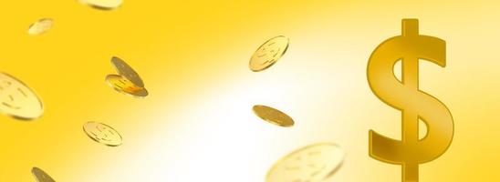 fondo de moneda de oro de finanzas de negocios de rupias foto