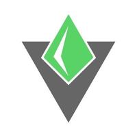 Triangle logo icon design vector